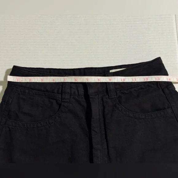 Lemaire Women's High Waisted Black Jeans Size 38 - 100% Cotton - Picture 6 of 7